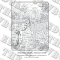 Welcome home, French Fry - coloring page digital download